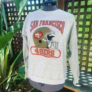 VTG San Francisco 49ers Gray Crewneck Sweatshirt